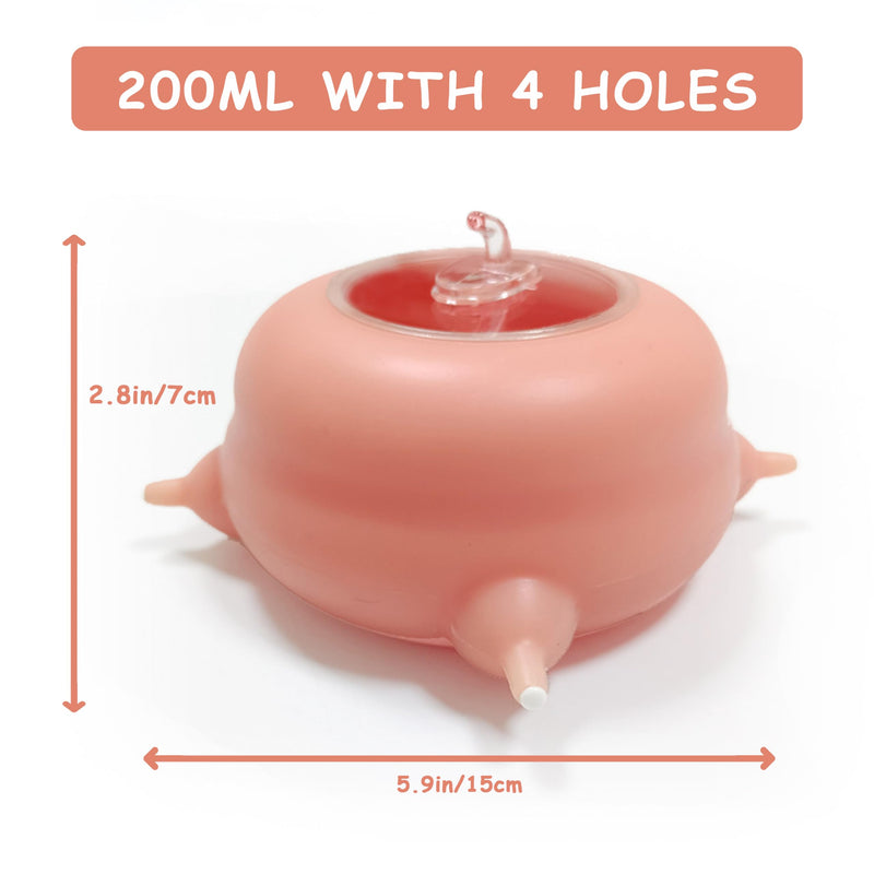 Puppy Feeder for Multiple Puppies, Pet Milk Feeder with Silicone Dog Nursing Station of 4, Puppy Milk Replacer for Puppies/Kittens - PawsPlanet Australia