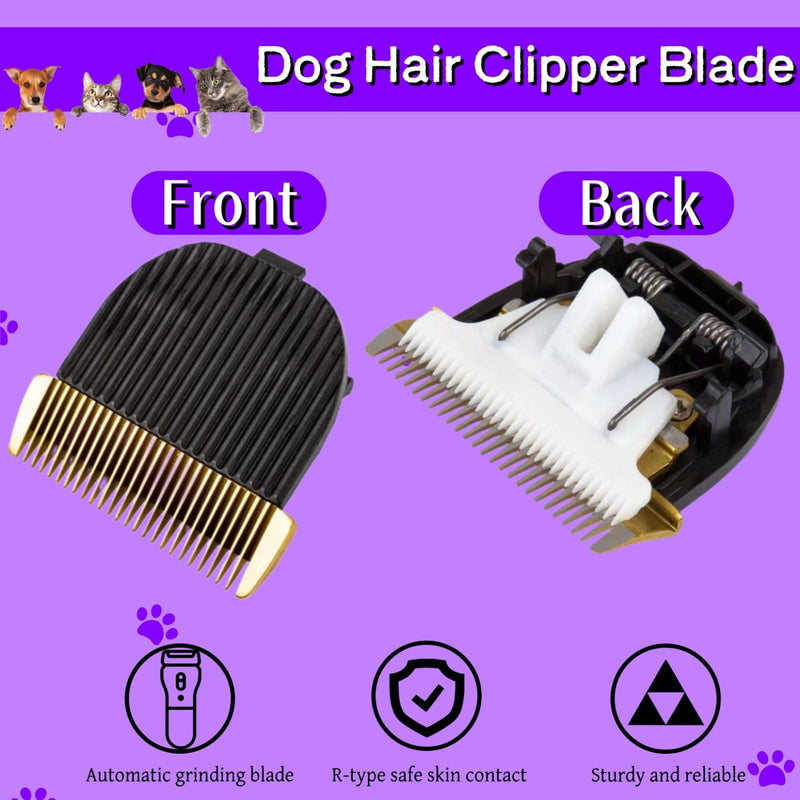 Dog Hair Clipper Blade Professional Pet Grooming Trimmer Clipper Blade Detachable Replacement Blade Cat Dog Accessory for Baorun P2/P3 3pcs