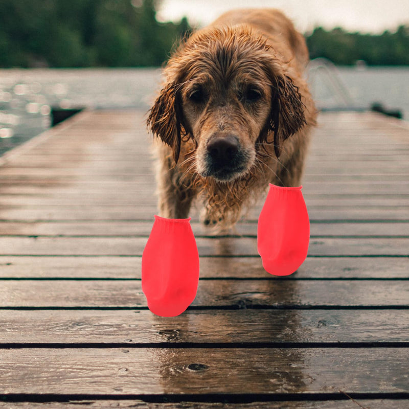 Waterproof Dog Boots Non-Slip Outdoor Pet Shoes Paw Protectors for Cats and Dogs Size L - PawsPlanet Australia
