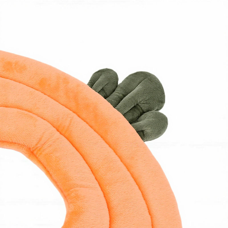 TOPINCN Soft Recovery Collar for Cats, Adorable Carrot-Shaped Pet Cone, Adjustable Post-Surgery Dog Cone, Protective Collar for Kittens and Puppies (Orange Carrot)