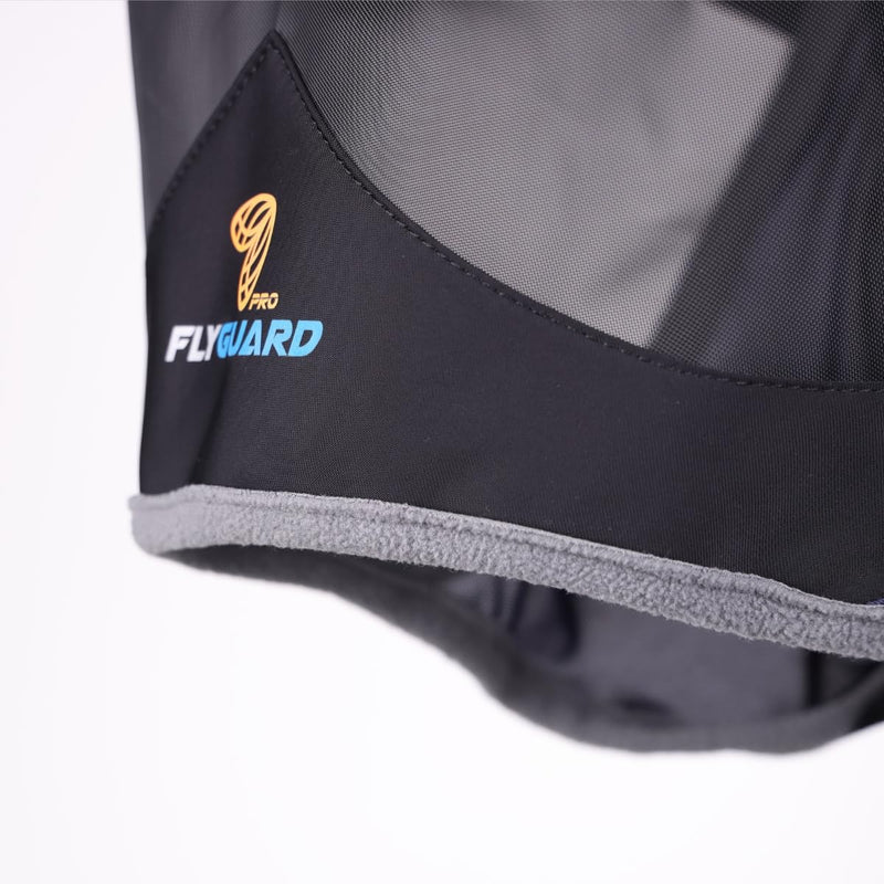 Shires FlyGuard Pro Deluxe Fly Mask with Ears – Cob Size | Premium Fine Mesh Protection | Lightweight Breathable Fly & Insect Guard | Secure Fit | Black Cherry