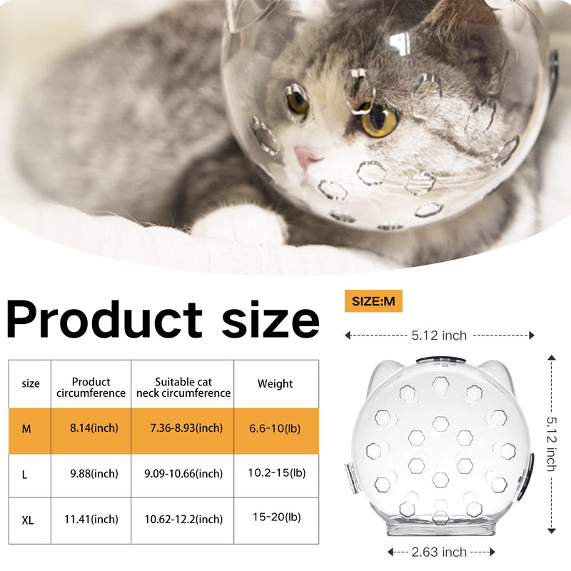 Cat Muzzle for Grooming with Silicone Claw Cover, Adjustable Cat Hood Mask for Bathing Shaving Pet Tools, Anti Bite Air Bubble Helmet - PawsPlanet Australia