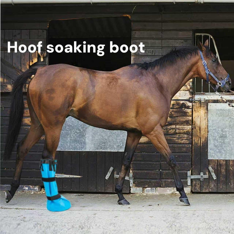 Horse hoof Soaking Boot,Easy use Soaker Bag, Equine Soaking Boot, Hooves Care Treatment Bucket 1 - PawsPlanet Australia