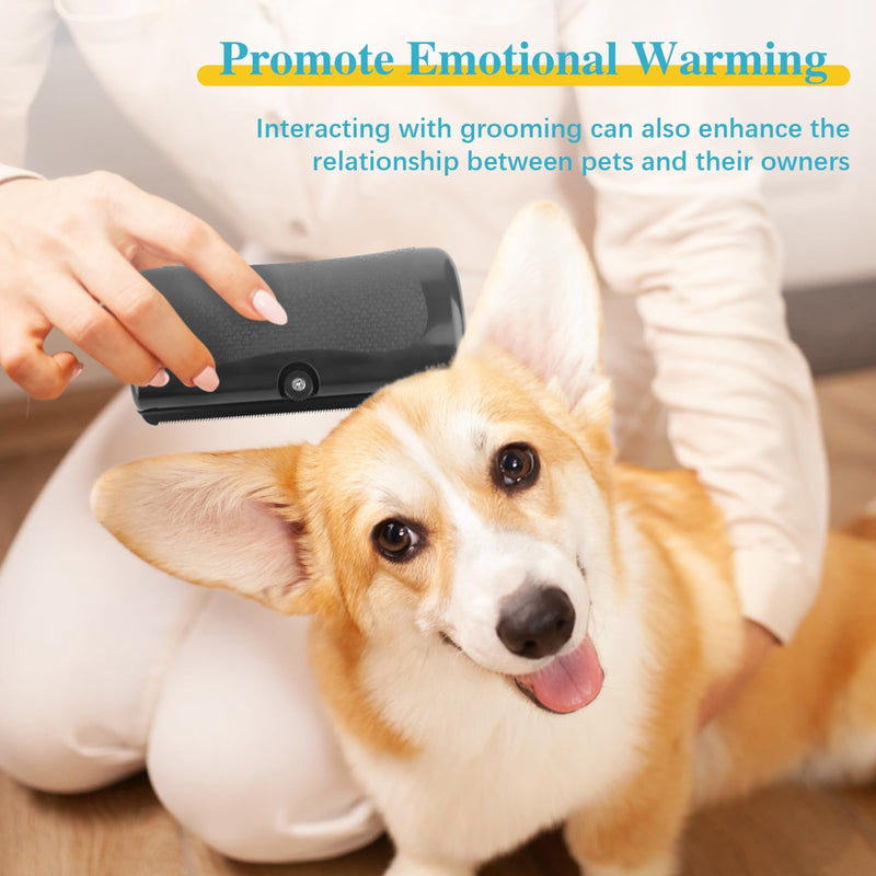 2025 Upgrade Deshedting Dog Brush & Cat Brush - Dog Undercoat Brushs with Comfort Grip, Pet Hair Removal Tool for Shedding - Fits Short Hair Pets (4 Inches) - PawsPlanet Australia