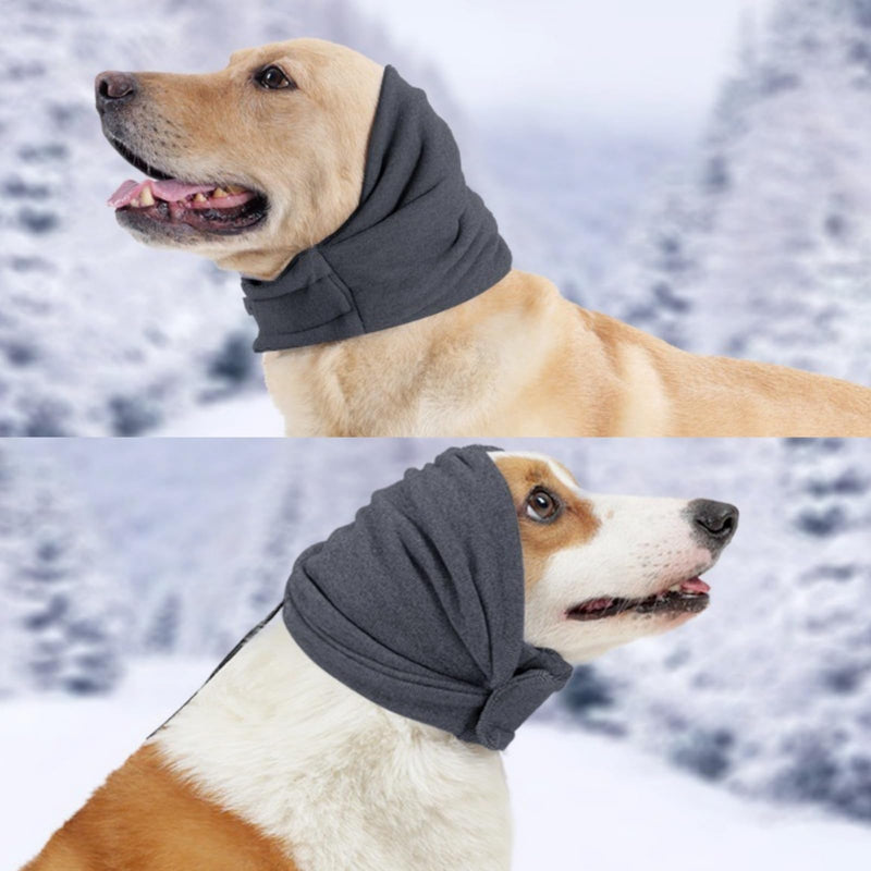 Dog Ear Muffs (M), Ear Protection Dogs, Adjustable Ear Protection with Insulation Function for More Peace in Fireworks, Thunderstorms and in Winter a 1