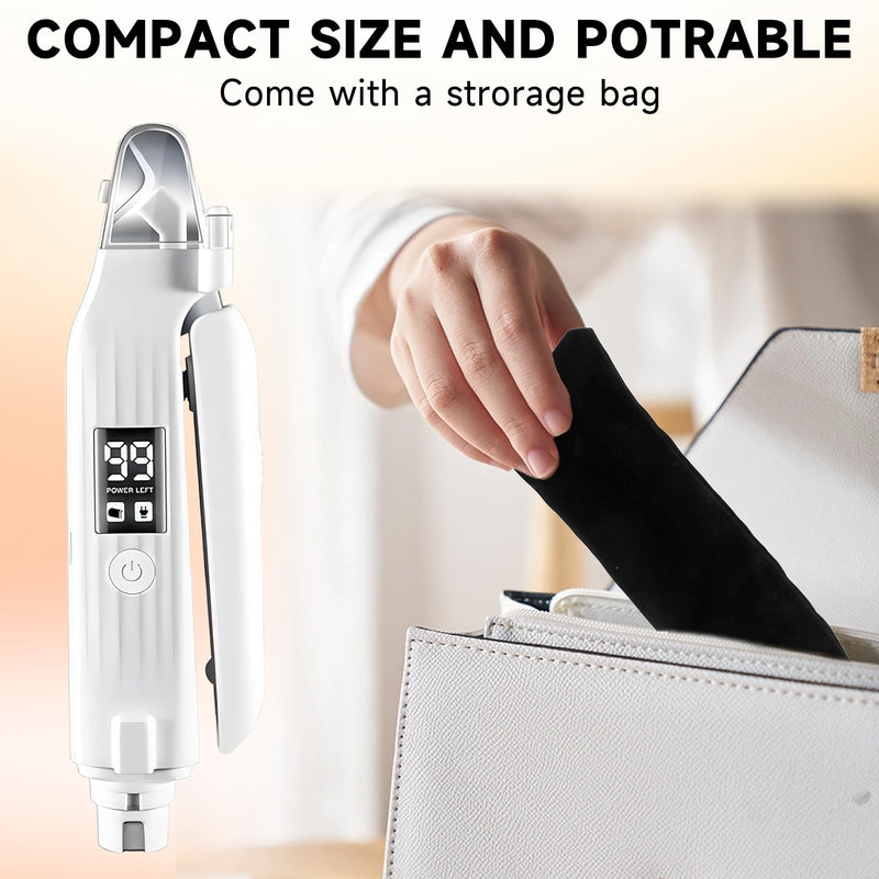 2 in 1 Dog Nail Clippers Electric Grinder Dogs Cats Trimmers Claw Nail Care Tool Cordless Rechargeable Pets Nail Trimmer with LED Lights Low Noise Pet Electric Grinder Storage Bag Include