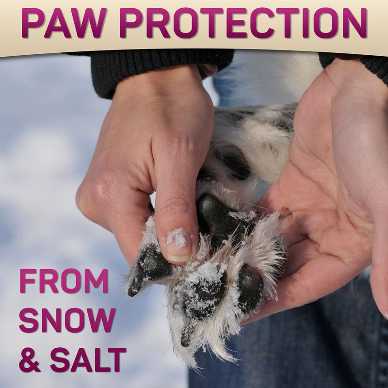 Dog Paw Balm for Dry Cracked Paws – Lick-Safe Moisturizer and Organic Paw Wax with Aloe & Vitamin E – Hot Pavement and Winter Snow Protection – Nose Safe – for All Breeds 2 OZ - PawsPlanet Australia