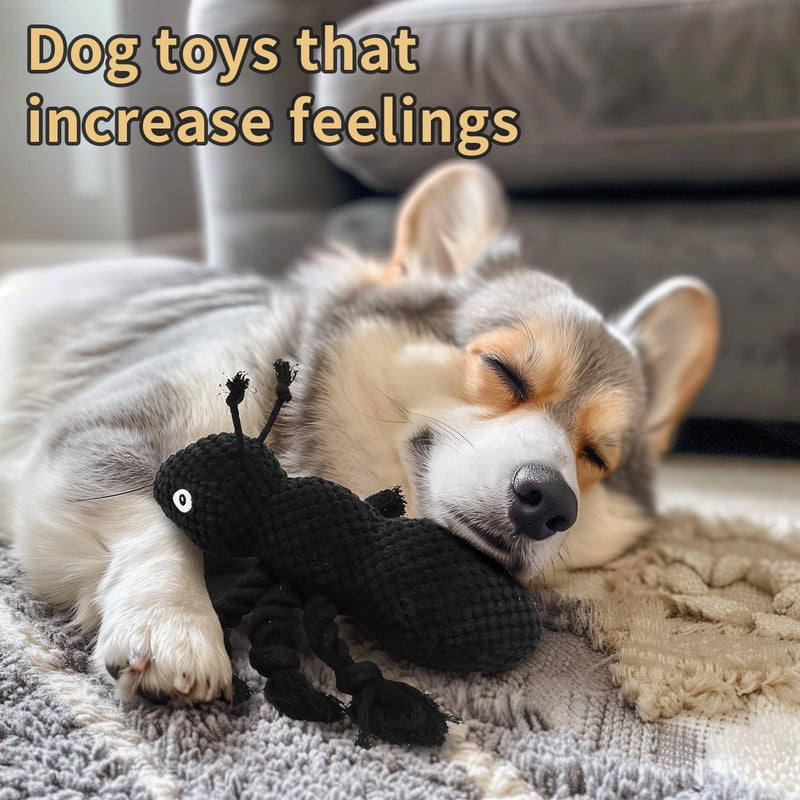 ant Plush Dog Toys Which Puppy Stuffing and Ant Scream，Boring Interactive for Separation Anxiety Suitable for Small and Medium Dogs to Chew and Play (Ant) - PawsPlanet Australia