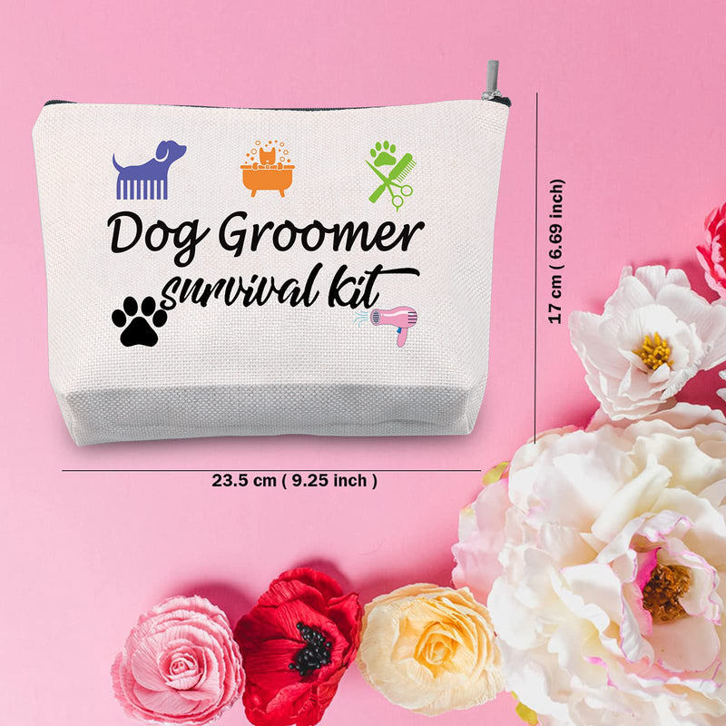 TSOTMO Dog Pet Groomer Gift Hair Stylist Pet Grooming Makeup Bag Dog Groomer Survival kit Cosmetic Bag Dog Hairdresser Gift (Dog Groomerkit) Dog Groomerkit - PawsPlanet Australia