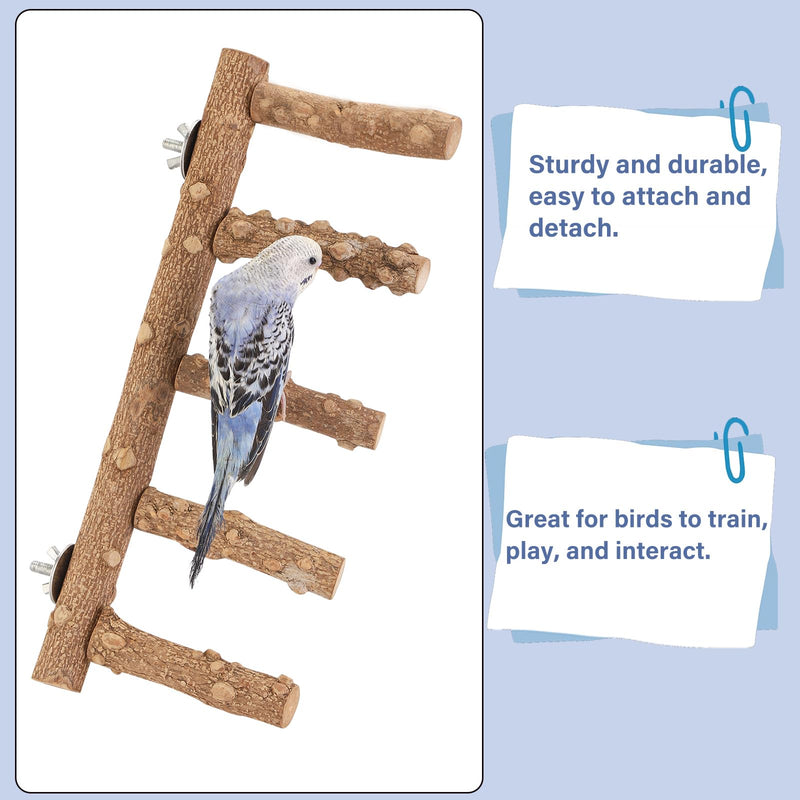 IBWell Bird Ladder for Cage Bird Stands for Parrots Parakeet Perches Cockatiel Perch Natural Bird Perches Budgie Perch 1 - PawsPlanet Australia