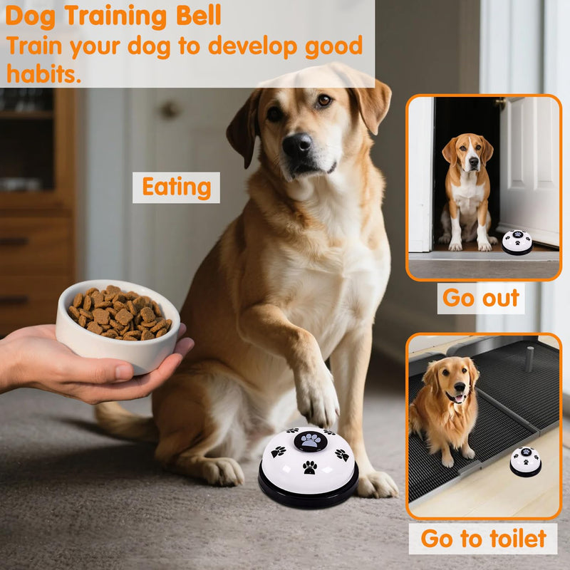 Training Kit - 1 Target Stick, 1 Training Clicker, 1 Whistle - Dog Training Equipment Tools, Cat Toilet Trainer Kit, Agility Training Lure Course For Dogs, Kitten Puppy Behavior Aids Trick (With Bell) - PawsPlanet Australia
