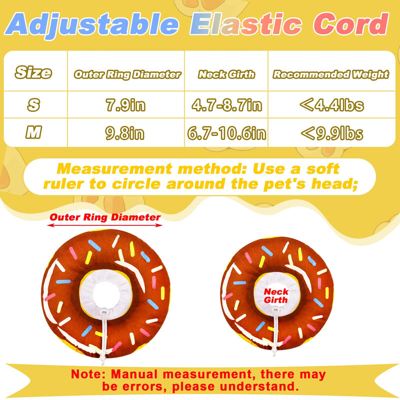 Cat Cone Collar Soft,Donut Pet Recovery Collar for Wound Healing,Adjustable Protective Cat Donut Collar After Surgery Neck Pillow Elizabethan Collars for Kitten,Puppy and Dogs Medium coffee - PawsPlanet Australia