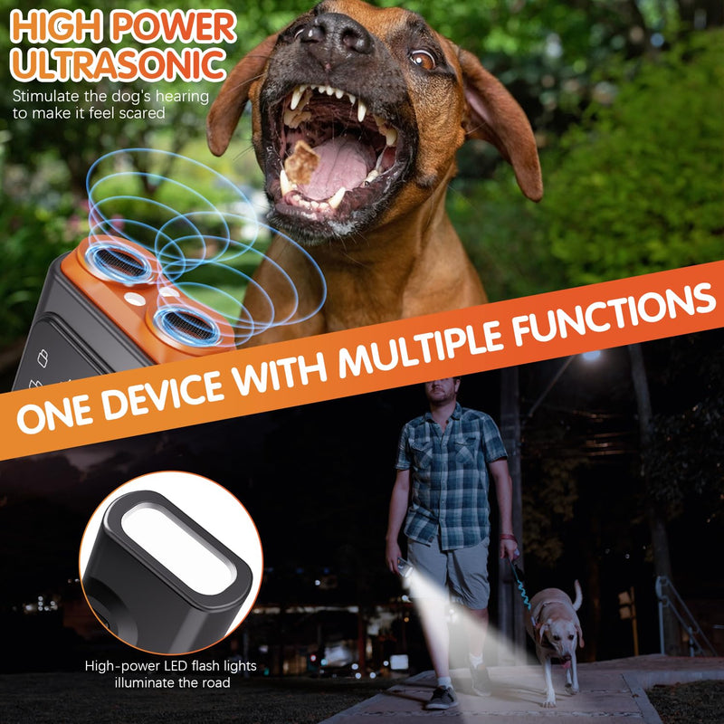 BarkGuard - Bark Guard Anti Barking Device for Dogs, 2024 New Dog Bark Deterrent Device with HD Display and LED Flashlight, Stop Bad Behavior Without Yelling or Swatting,Rechargeable - PawsPlanet Australia