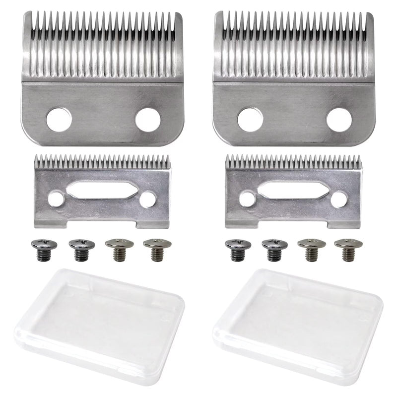 Upgraded 2 Pack 2 Hole Clipper Blade for Wahl ProSeriesPlatinum/Self-CutPro/Pet- Pro/Notfit Multi-Purpose79607 / 5Star / MagicClip / 5StarMagicClipCordless / 5StarSenior - PawsPlanet Australia