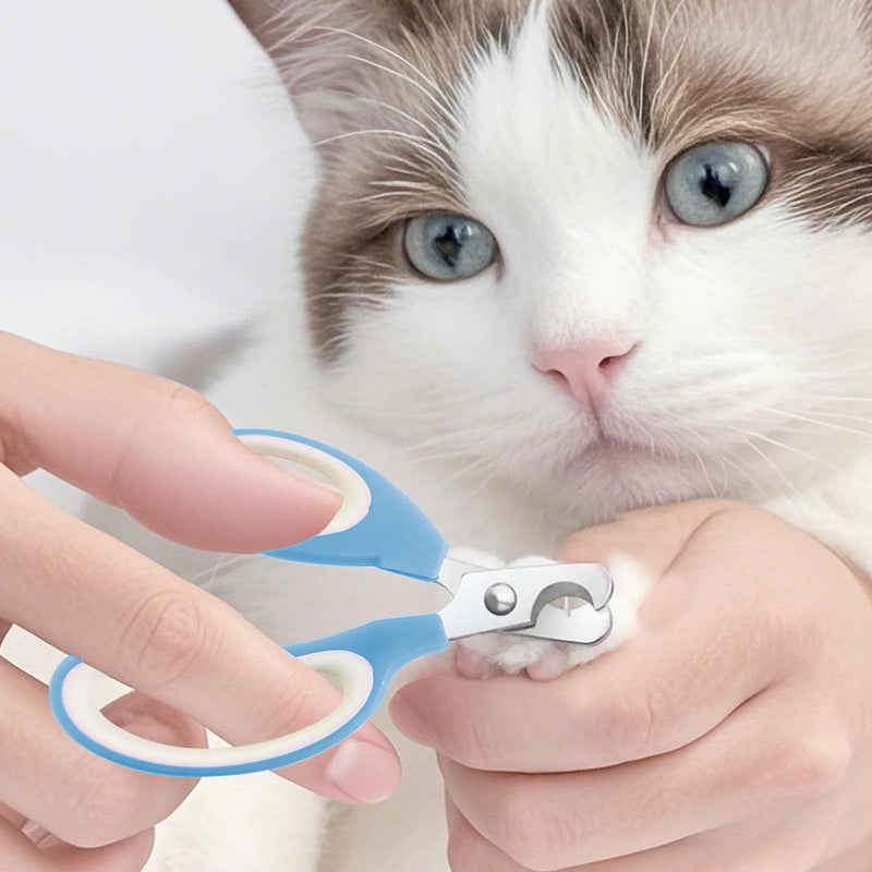 Zoocozy Pet Nail Trimmer, Cat Nail Trimmer cat Nail File Dog Nail kit Nail Trimmer is Suitable for Cats, Dogs, Guinea Pigs and Other Small Animals（Blue Colour） blue - PawsPlanet Australia