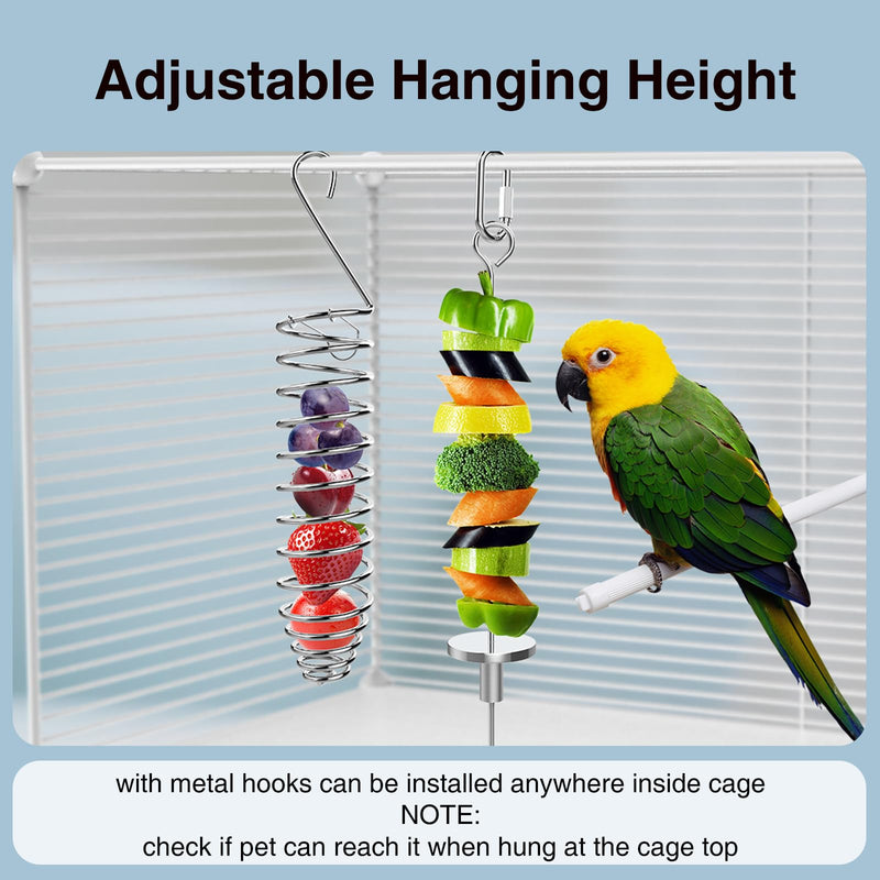 GFZ Rat Foraging Toy - Hanging Chew Slow Feeder Enrichment Interactive toys in hamster cages for Small Pets Like Rabbits, Birds, Guinea Pigs - Easy to Install (2PCS, Small) 2PCS - PawsPlanet Australia