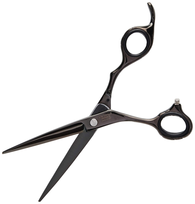 Japanese Stainless Steel Scissors True Left Handed Shear, Black Titanium, 6 Inch