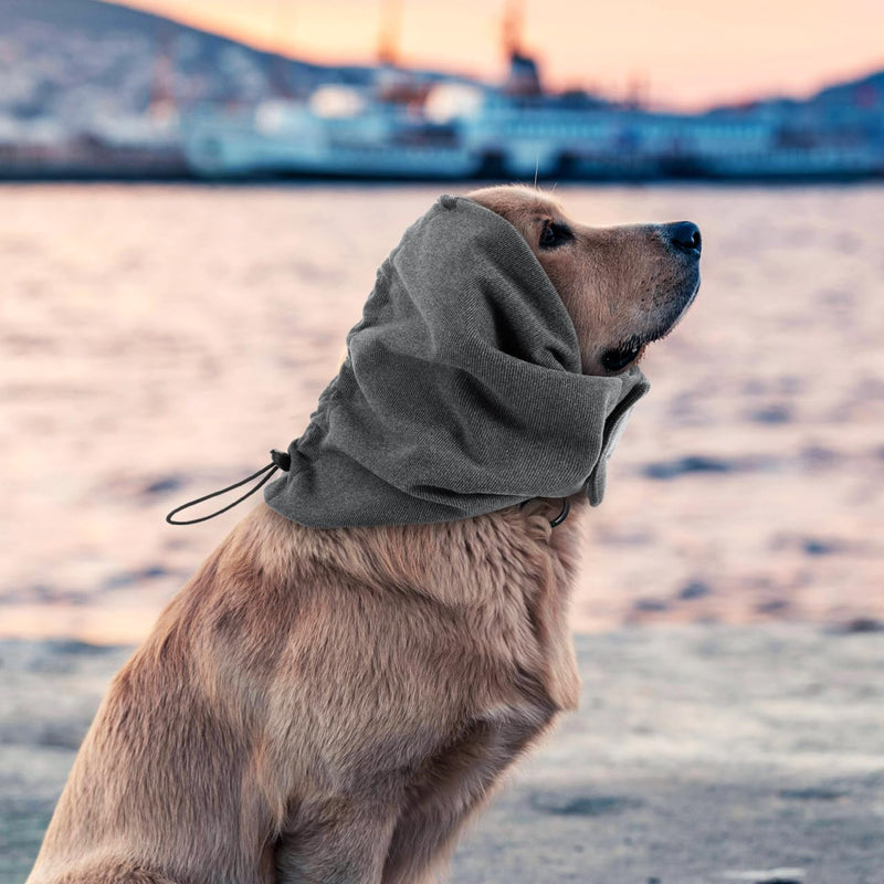 BESPORTBLE Dog Snood Adjustable Ear Warmer Soft Winter Hat Large Size Calming Hood Ear Cover Noise Protection Wrap for Outdoor Travel