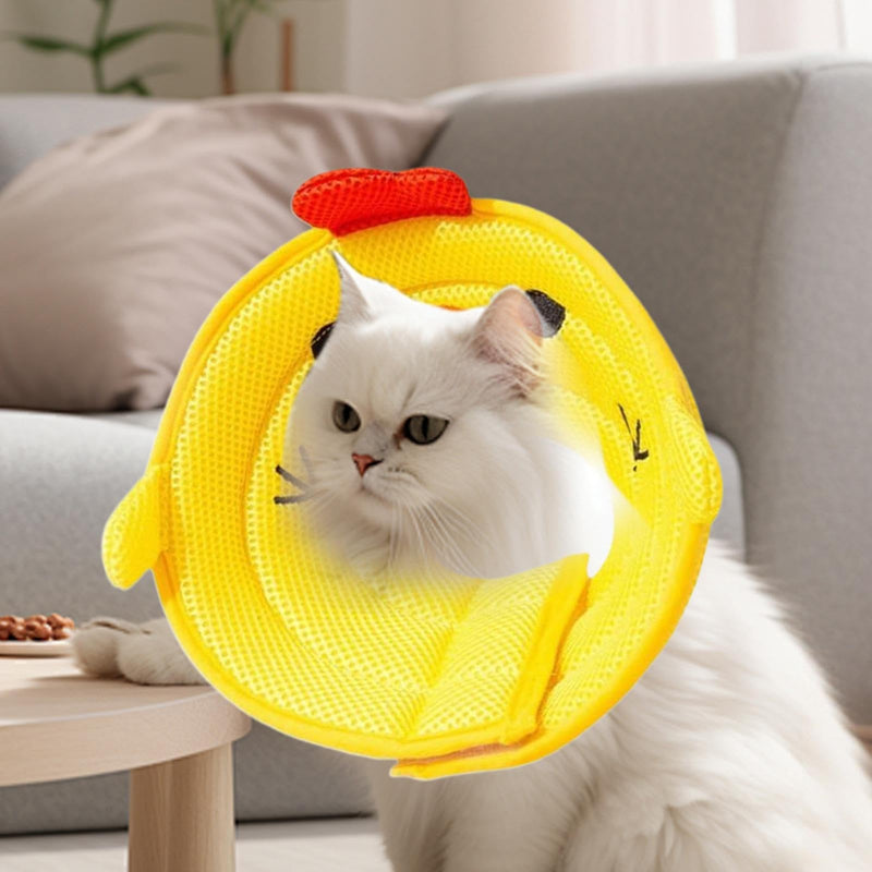 For dogs to stop licking, pet Elizabeth collar, pet wound protection neck cover, prevents bleeding, for large and medium-sized puppies, kittens, animals