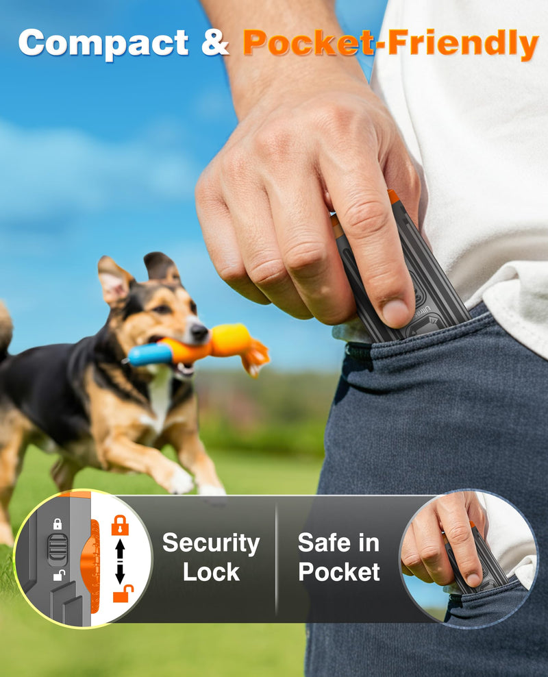 Dog Bark Deterrent Devices, 2025 Upgraded 3X Sonic Emitters Anti Barking Device for Own Or Neighbor's Dog, Safe & Effective Portable Ultrasonic Dog Bark Shield Rechargeable Dog Barking Silencer - PawsPlanet Australia