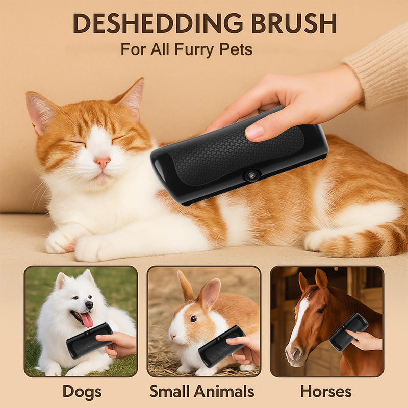 Deshedding Dog Brush, Deshedding Brush for Indoor Cats, Dogs, Effective Pet Hair Remover Comb for Short Long Hair, 2025 New Easy Clean Pet Grooming Tool for Shedding Control - PawsPlanet Australia