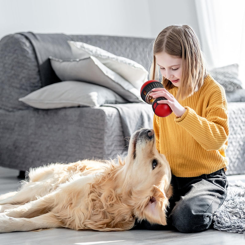 Dog Treat Toy, Interactive Treat Dispensing Dog Toys, Adjustable and Durable Dog Puzzle Toy for Small/Medium/Large Breed Dogs to Keep Them Busy - PawsPlanet Australia