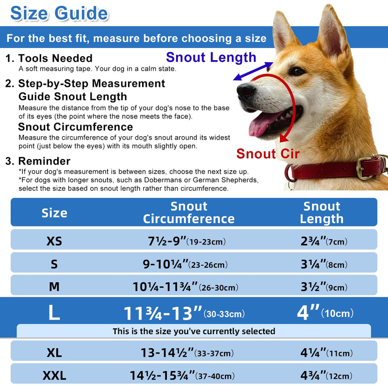 Dog Muzzle for Large & Medium Sized Dogs, Bite Proof & Anti Licking - Soft TPR Safety Muzzle with Adjustable Hawk-Beak Design for Walking, Grooming, Vet Visits, Gentle and Breathable Yellow-blue L - PawsPlanet Australia