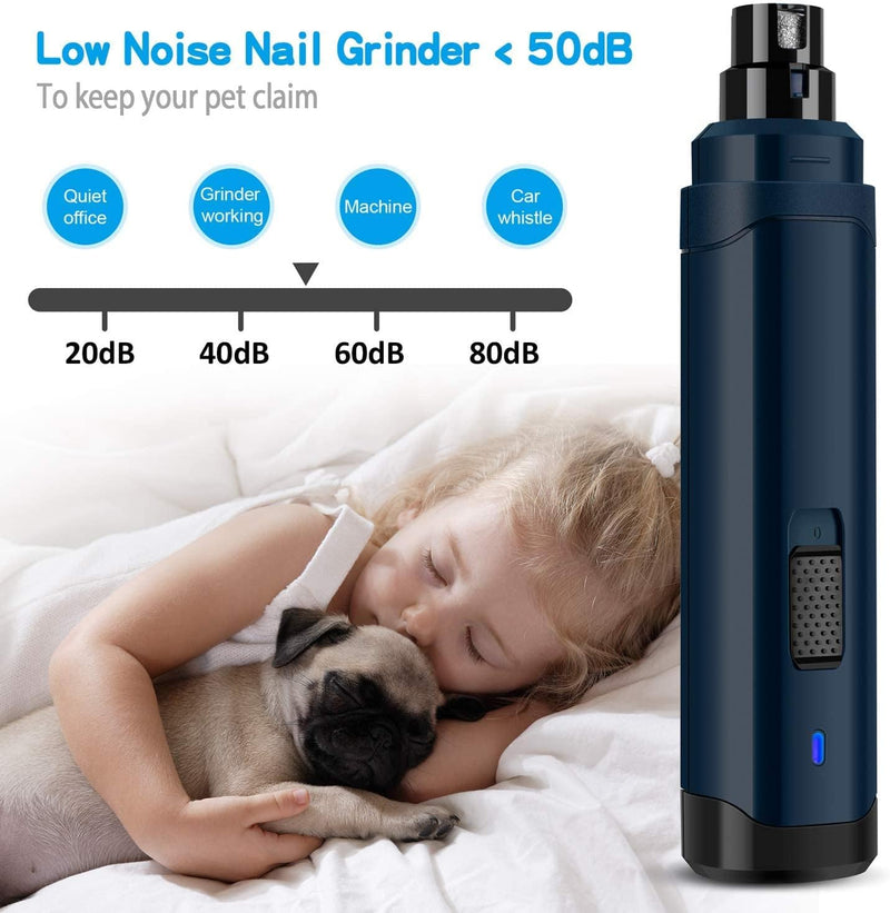 SUNDOGG dog nail grinder 2-Speed 8000-10000 RPM Professional nail grinder Electric Pet Nail Trimmer for Medium Large Dogs and Cats - PawsPlanet Australia