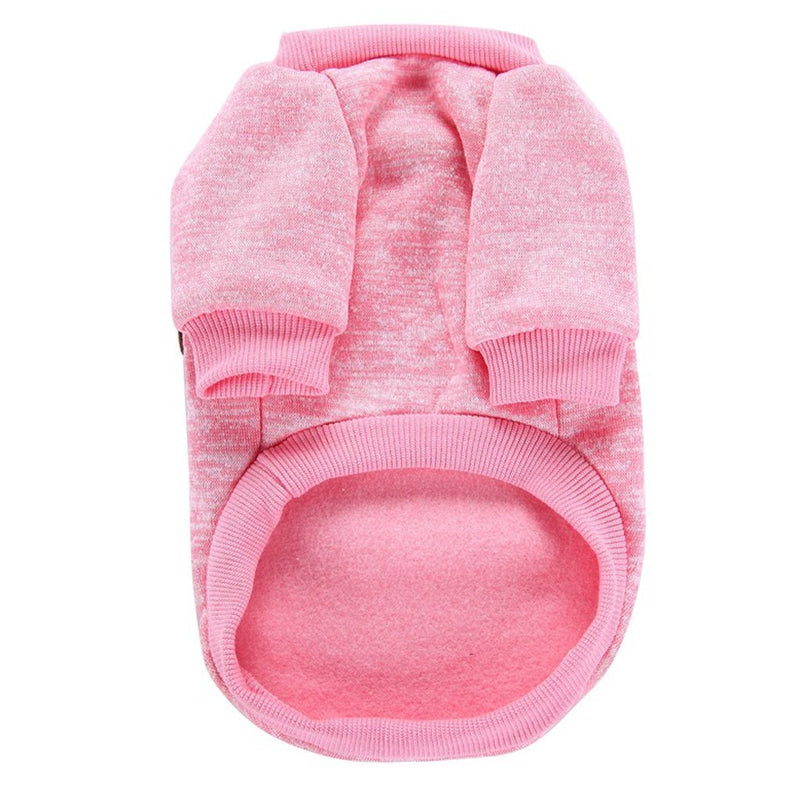 Jecikelon Dog Clothes Dogs Sweater Soft Puppies Clothing Winter Puppy Sweaters Warm Outfit for Dogs Small XXS XS Cat Apparel (Pink, M) Medium Pink - PawsPlanet Australia