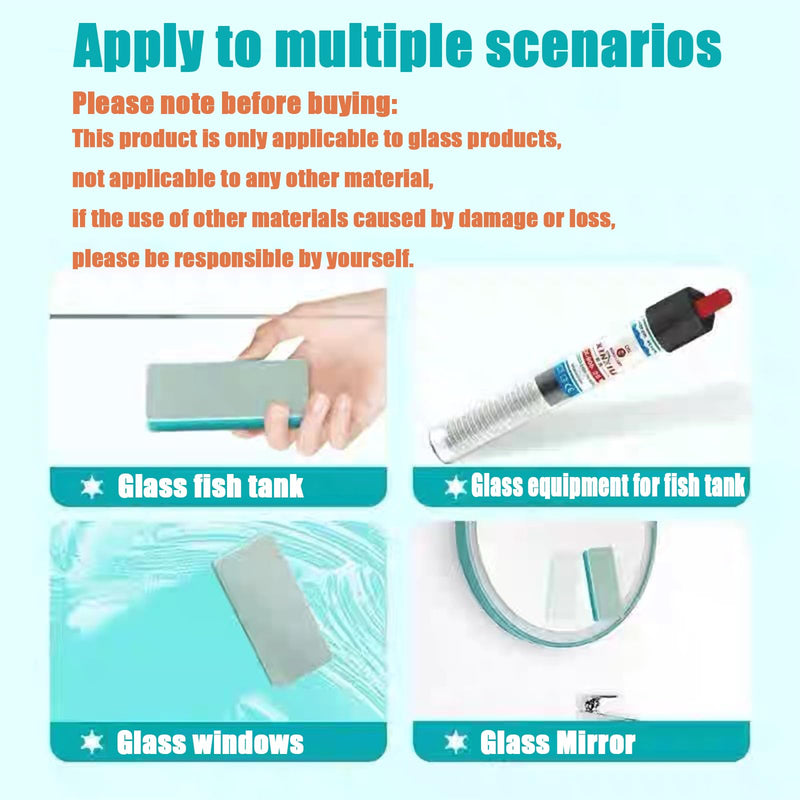 3 Pack Fish Tank Cleaning Tools, Aquarium Double Sided Sponge Brush, Glass Aquarium Scrubber Sponge - Dual Sided Surface Buildew Remover for Fish Tank (3.27"x1.57"x0.51") Non-Scratch EVA Pad - PawsPlanet Australia