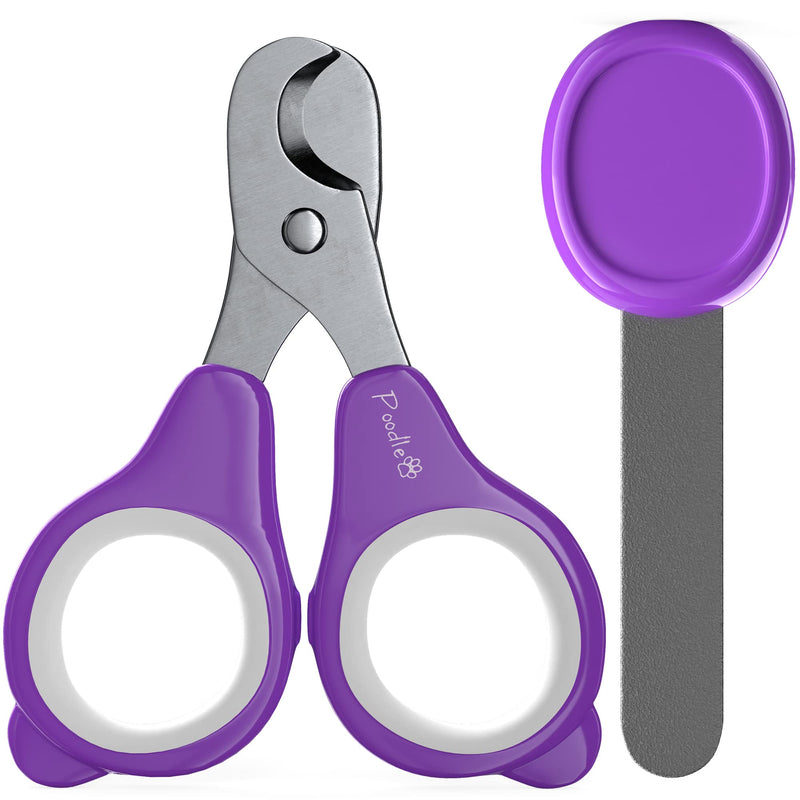 POODLIE Pet Nail Clippers - 2 Pc Nail Trimmers for Dogs & Cats - Professional Grooming Clippers - Dog Grooming Kit - PawsPlanet Australia