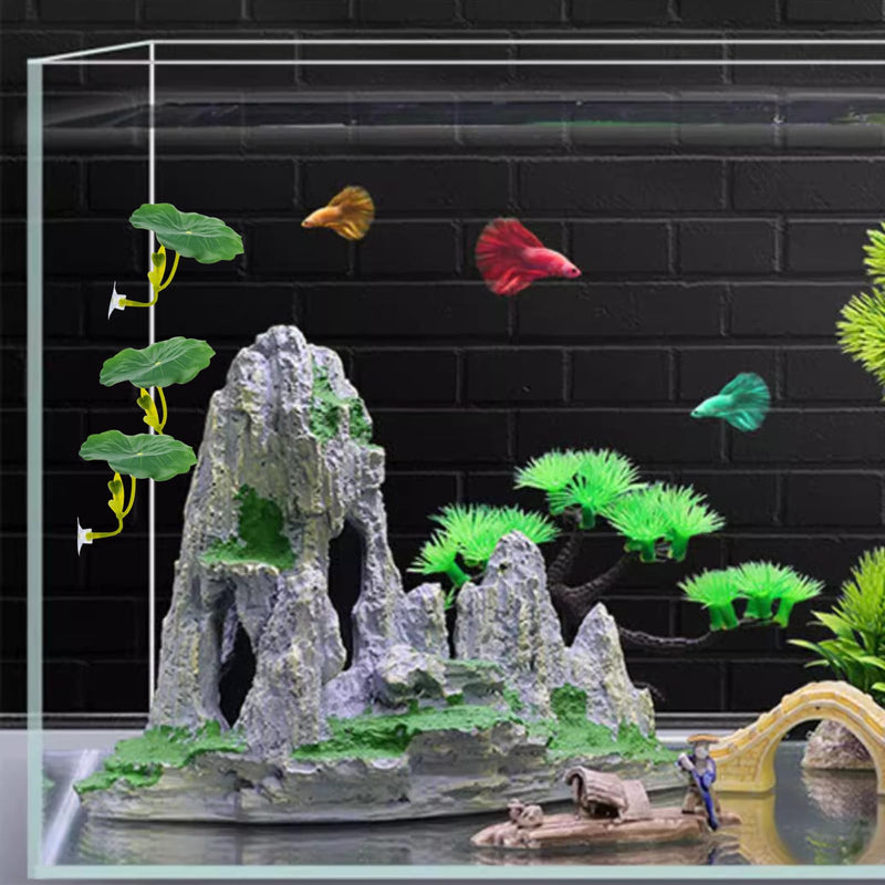 3 pcs Set Betta Fish Bed Leaf Hammock for Betta Fish, Practical Resting Spot, Comfortable Rest Area for Fish Aquarium Decoration Ornaments (3 x Green) 3 x Green - PawsPlanet Australia