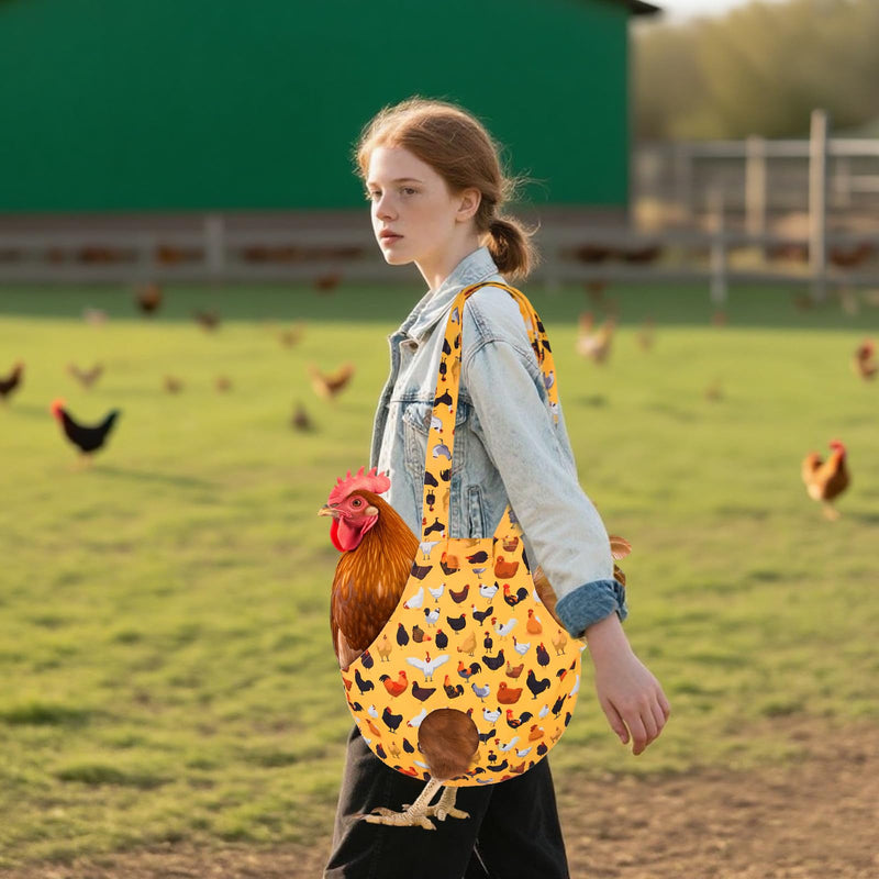Chicken Holder Bag Sling, Chicken Carrier, Chicken Holder Bag, Chickens Medic Bags for Hen Rooster Poultry Transport Traveling Hiking Driving(2 pcs) - PawsPlanet Australia