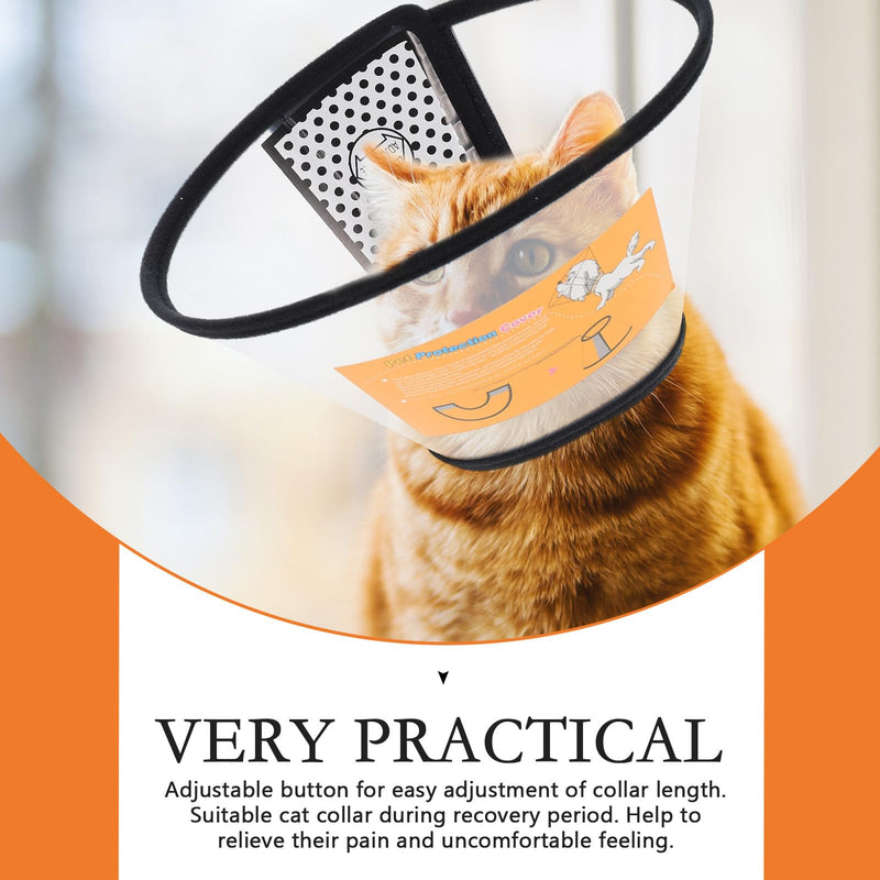 Beaupretty 2-Pack Protective Collars for Cats and Dogs Made of PP Anti-Bloody Neck Collar Protects Wounds During Recovery Phase Without Obstructing Vision