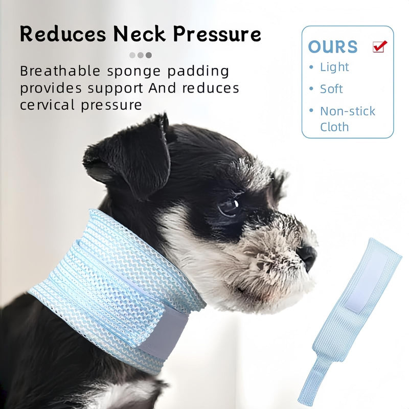 Cat collar as an adjustable protective bandage, gentle neck brace for cats with lick protection for sensitive areas, breathable cat collar, comfortable neck braces for cats with soft protection