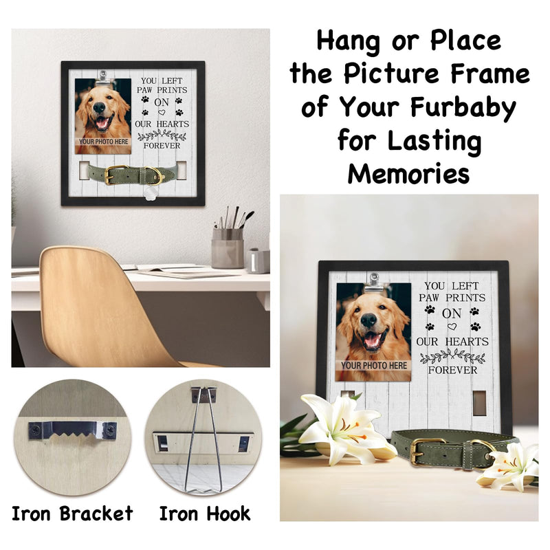 Pet Loss Gift, Memorial Sympathy Gifts for Loss of Dog, Pet Memorial Frame, Cat Memorial Gift, You left paw prints - PawsPlanet Australia