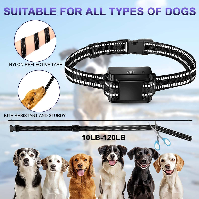 Citronella Bark Collar [1*Spray Refill] Citronella Spray Dog Collar for Dogs Level 2 Sensitivity Adjustable Spray Collar, Safer Spray Training Dog Collar Suitable for All Types of Dogs Black - PawsPlanet Australia