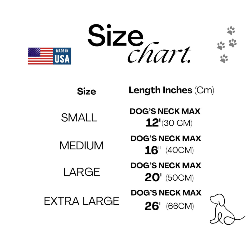 (Made in USA) Stainless Steel Dog Chain Collar – Chew Proof Slip and Martingale Chain for Dogs – Anti Winding, Heavy Duty Dog Chain Collar - Made in USA with Smooth Chrome Finish (EX -26") "EX" - Suitable for Dog's Neck Max of 26''