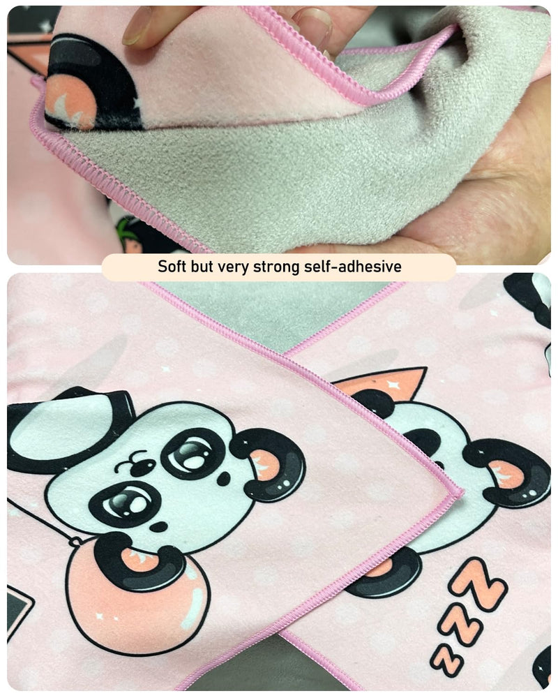 30'' Cat Grooming Wrap, Blanket for Cats Pets, Restraint Wrap, Self-Adherent, Anti-Bite, Anti-Scratch, Anti-Escape Calming Wrap for Medicine, Nail Clipping (30 * 30inches，12-20 lbs) (30*30inches,12-20 lbs) Pink Panda - PawsPlanet Australia