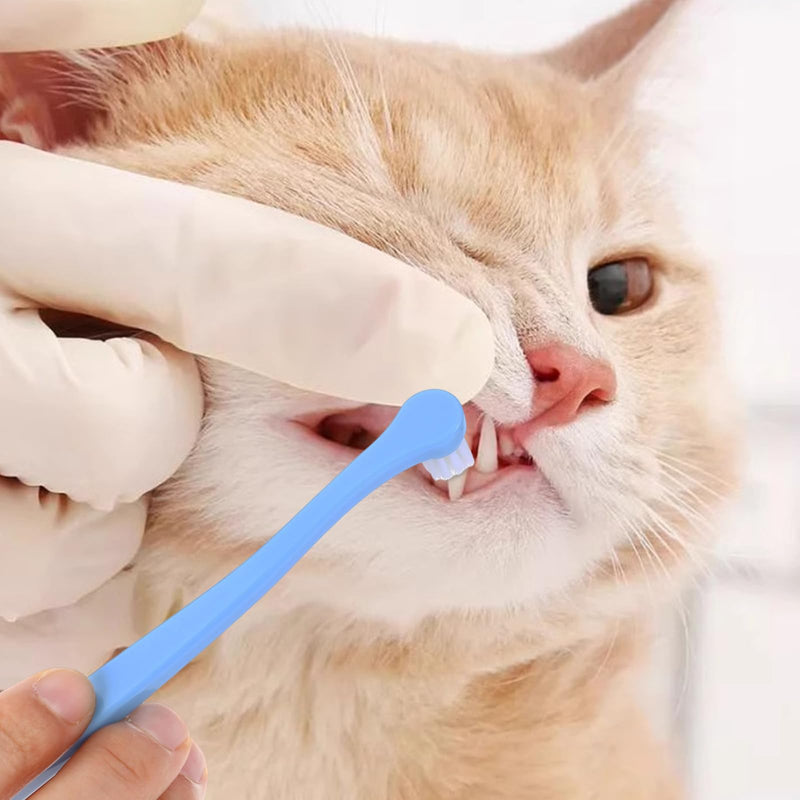 7Pcs Toothbrush for Dogs Small Breed,Round Soft Hair Small Dog Toothbrush,Dental Hygiene Pet Toothbrush to Clean Pet Teeth,Dog Tooth Brush for Small to Large Dogs, Cats, Most Pets, 7 Color - PawsPlanet Australia
