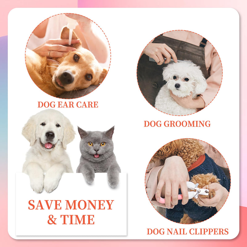 PatiencET Dog Grooming Hammock, Pet Grooming Hammock for Cats & Dogs with Security Strap, Dog Sling for Nail Trimming with Nail Clippers/Trimmer, Nail File, Pet Comb(XS) XS Orange - PawsPlanet Australia