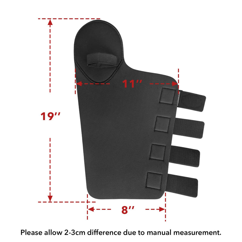 Harrison Howard Adjustable Touch Fasteners Quality Neoprene Versatile Horse Tail Guard Equine Tail Wrap Black - PawsPlanet Australia