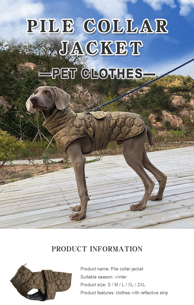 Dog Cold Weather Coat Vest Warm Fleece Jacket Puffer Dog Clothes for Small Dogs Medium Large Dogs (Green, Small) Green