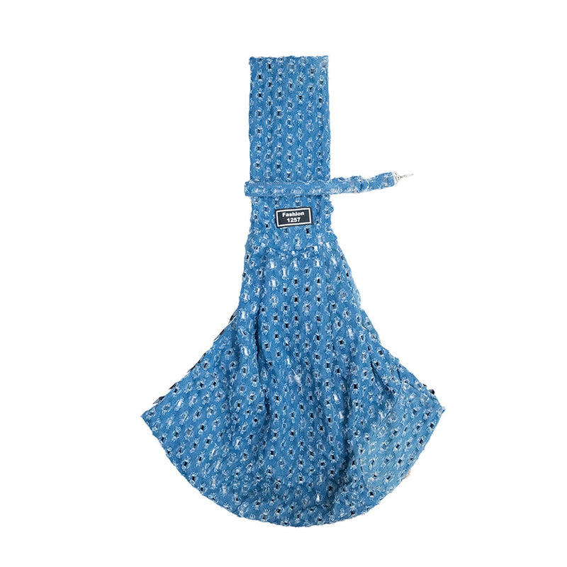 Dog Carrier Purse,Denim - Style Pet Carrier Bag,One-Shoulder Chest Crossbody Bag for Cat and Small Dog - PawsPlanet Australia