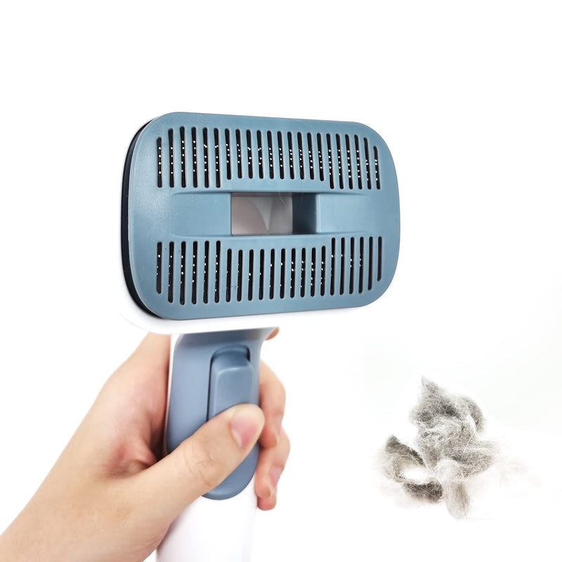 Dog Cat Brush for Shedding and Grooming,Two Replacement Heads,Massage the skin,Easy to Clean Comb for Long Short Haired Pets,use with Vacuum,Compatible with 32mm&35mm Universal Vacuum - PawsPlanet Australia