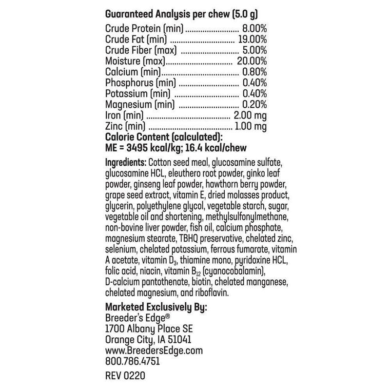 Breeder's Edge Oxy Stud- Male Performance Supplement- for Medium & Large Dogs- 60ct Soft Chews - PawsPlanet Australia
