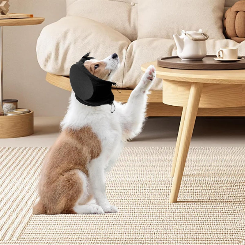 Dog Ear Muffs Noise Protection Headband With Drawstring Fixing For Calming And Winter Head Wrap