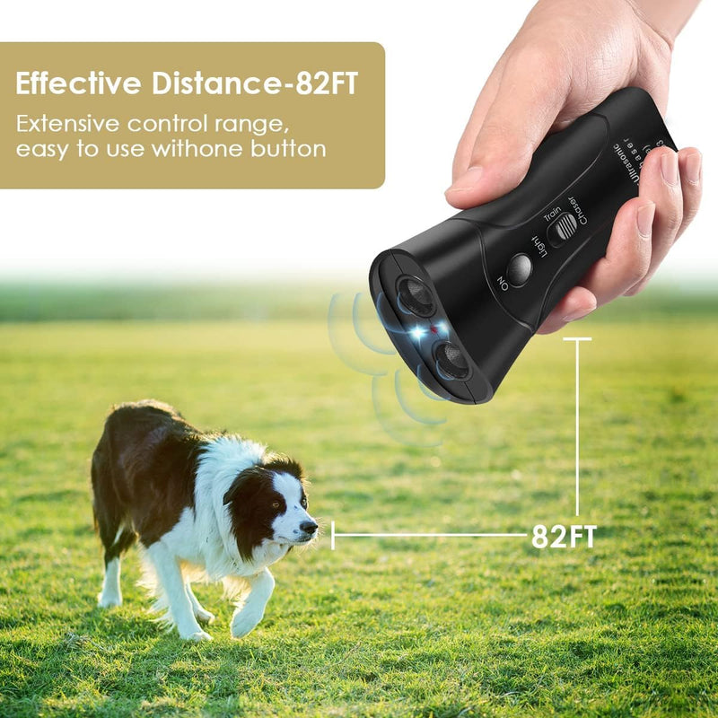 Dog Bark Deterrent Devices,Ultrasonic Anti Barking Device for Dogs,Dual Sensor Dog Bark Deterrent Dog Barking Control Devices Dog Training Tools,Safe for Human & Dogs