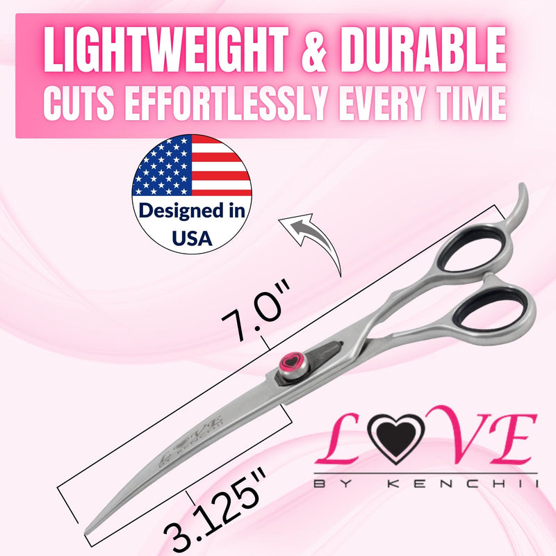 Kenchii Love­ Collection Scissors (7.0" Straight) - PawsPlanet Australia