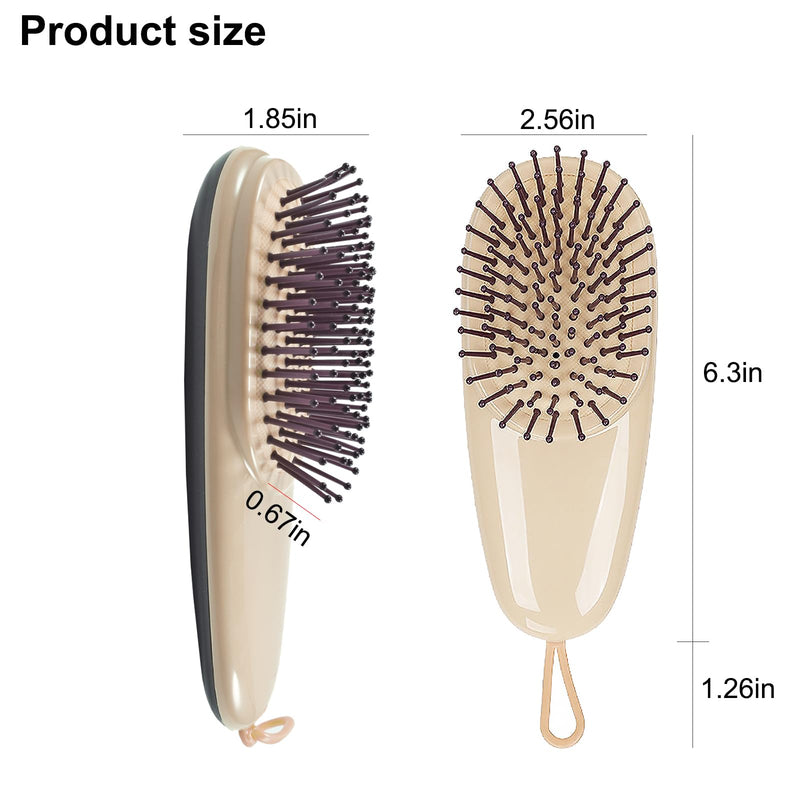 Cat Dog Grooming Brush, Air Cushion Massage Comb Hair Removal Comb for Short and Long Haired Pets Massage Tool Reduces Shedding Brush, Wine red - PawsPlanet Australia